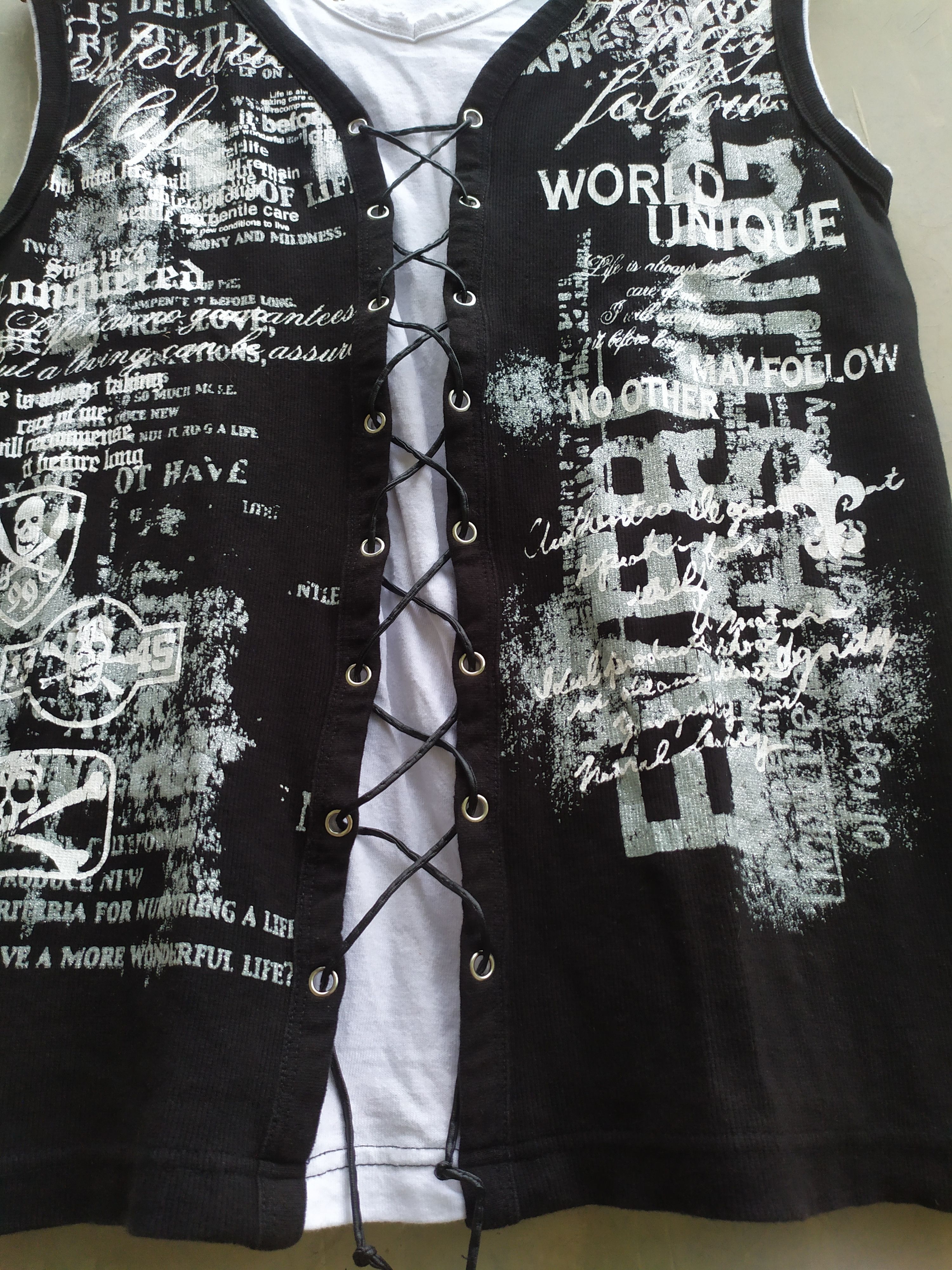 Japanese Brand Japanese Brand Collins Poem Skull Sleeveless Size US L / EU 52-54 / 3 - 6 Thumbnail
