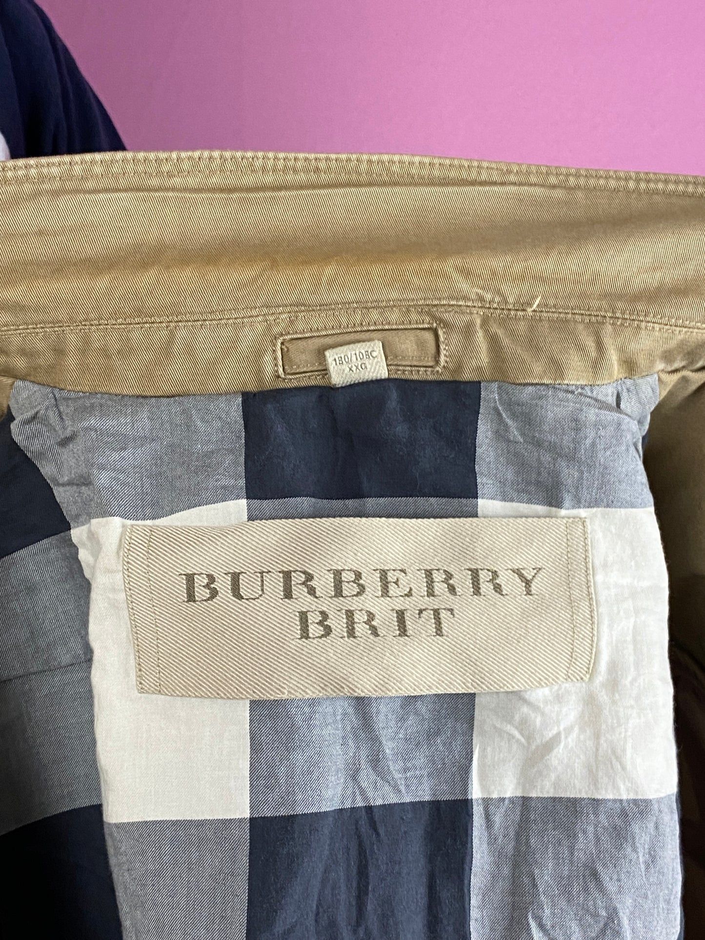 Burberry × Vintage Burberry Brit Vintage Men's Blazer Jacket - XXL Size US XXL / EU 58 / 5 - 6 Thumbnail