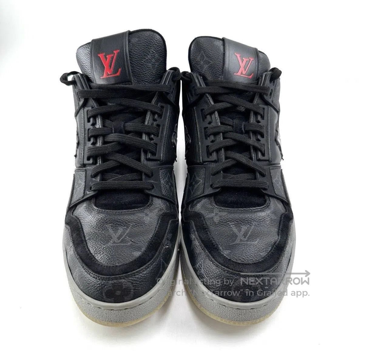 Louis Vuitton Black Hitop Sneakers Size 8.5. Size US 8.5 / EU 41-42 - 2 Thumbnail