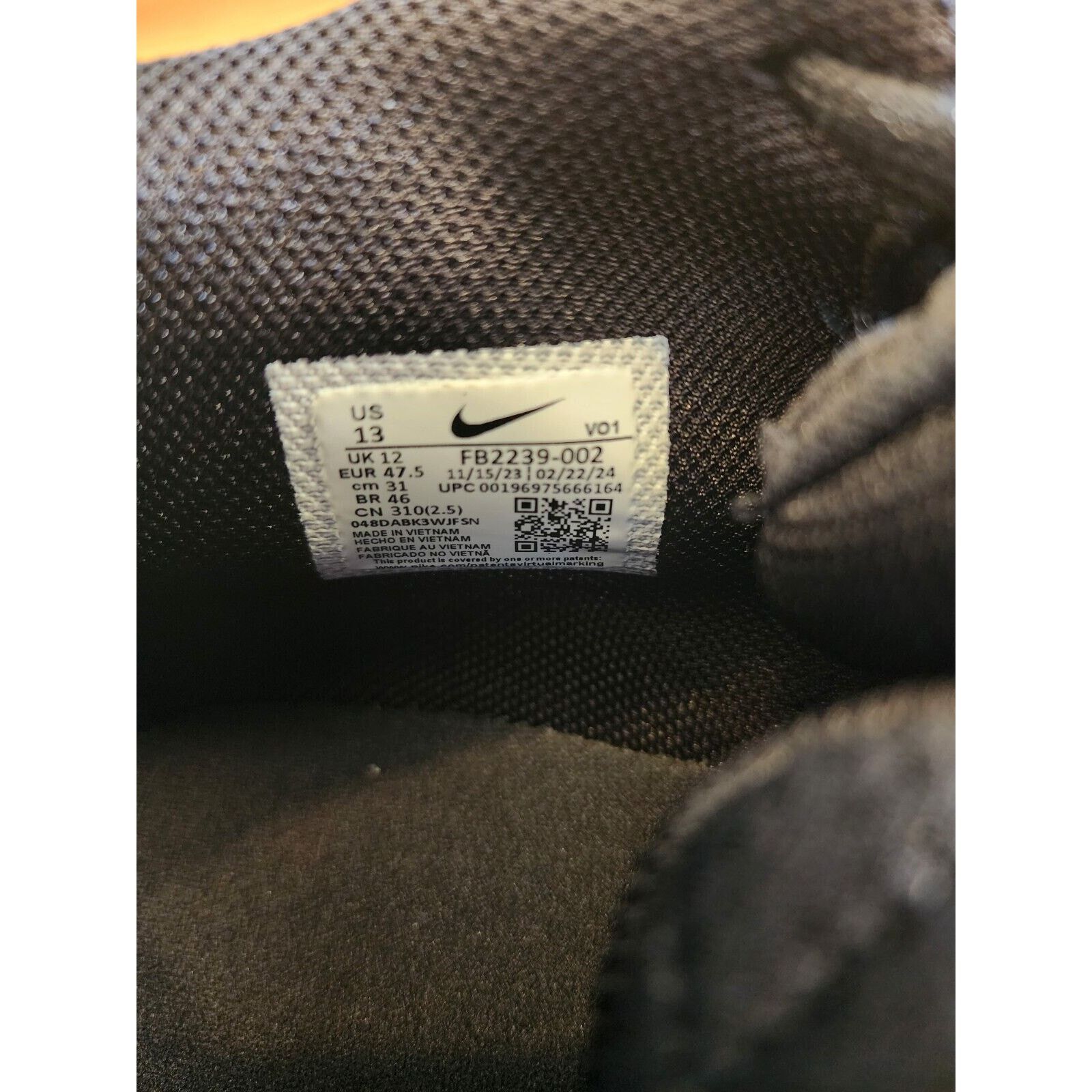 Nike NIKE LEBRON WITNESS 8 Basketball Shoe FB2239-002 Men's Sz 13 Size US 13 / EU 46 - 8 Thumbnail