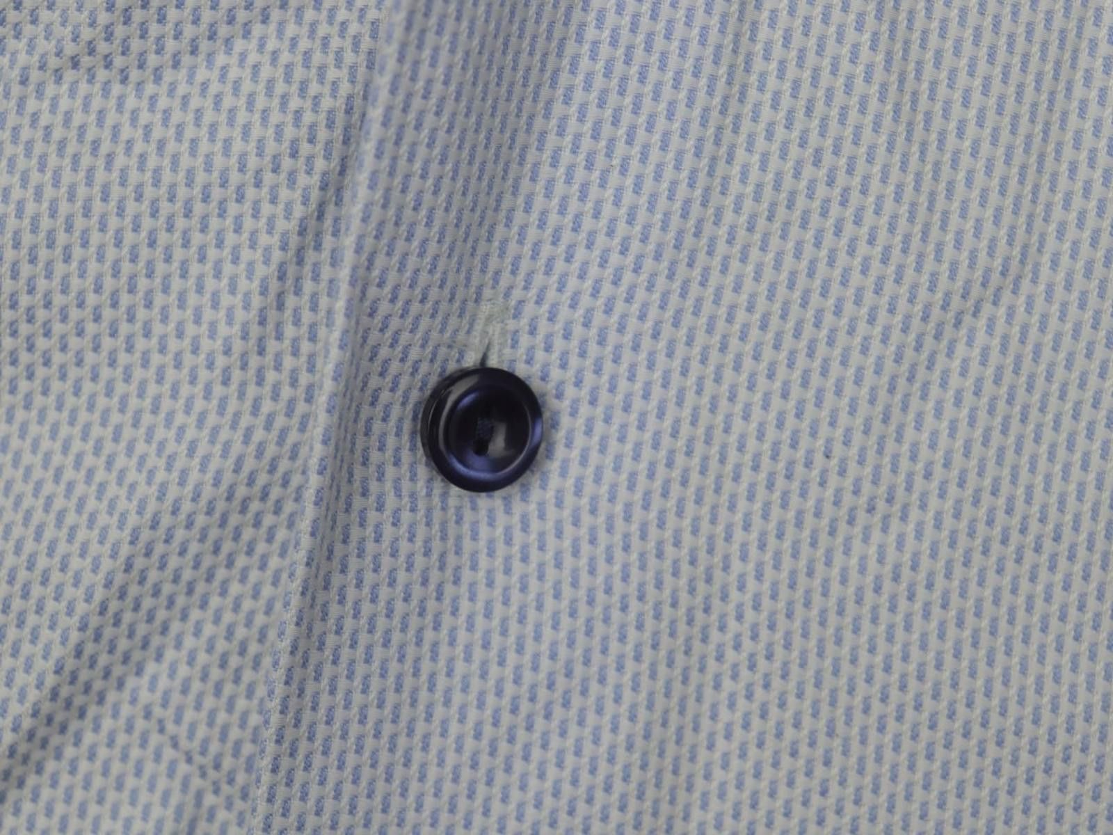 Eton Eton Blue 100% Cotton Collared Dress Shirt Size 40 Size 38R - 3 Thumbnail