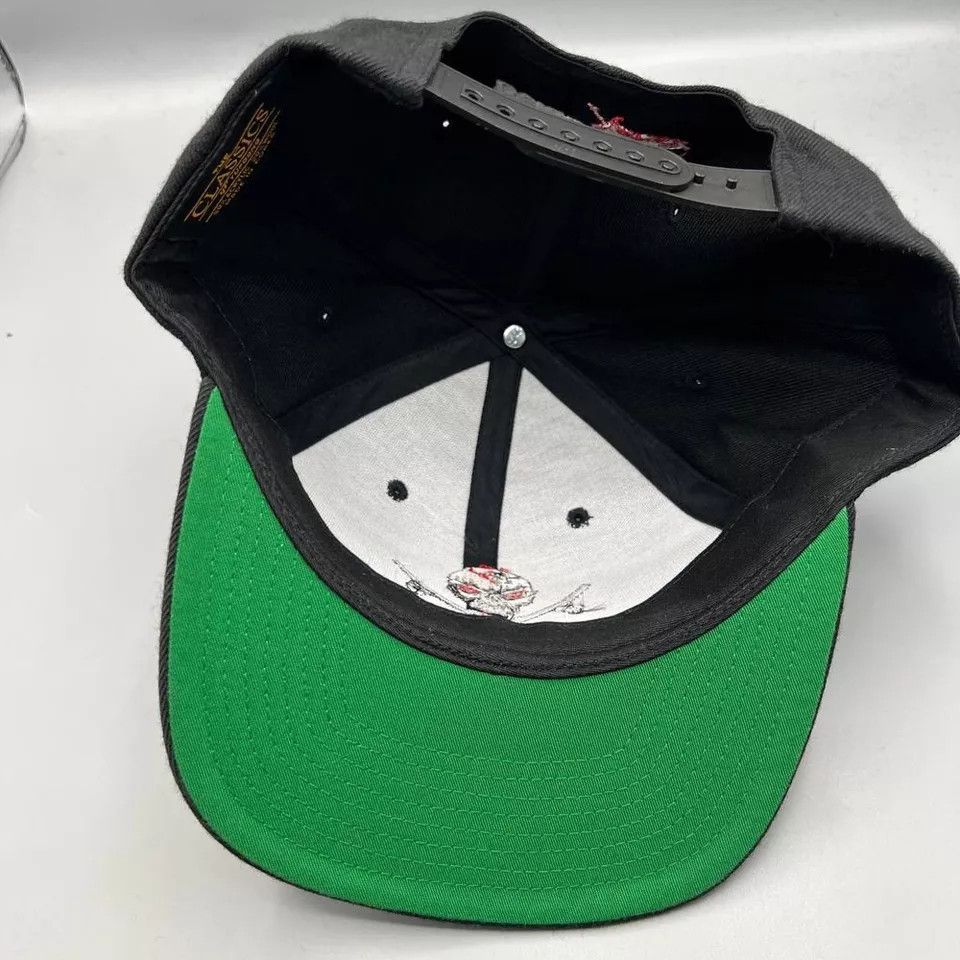 Other Greg Lutzka 85 Hat Men Black Green Skateboard Snap Back Cap Size ONE SIZE - 4 Thumbnail