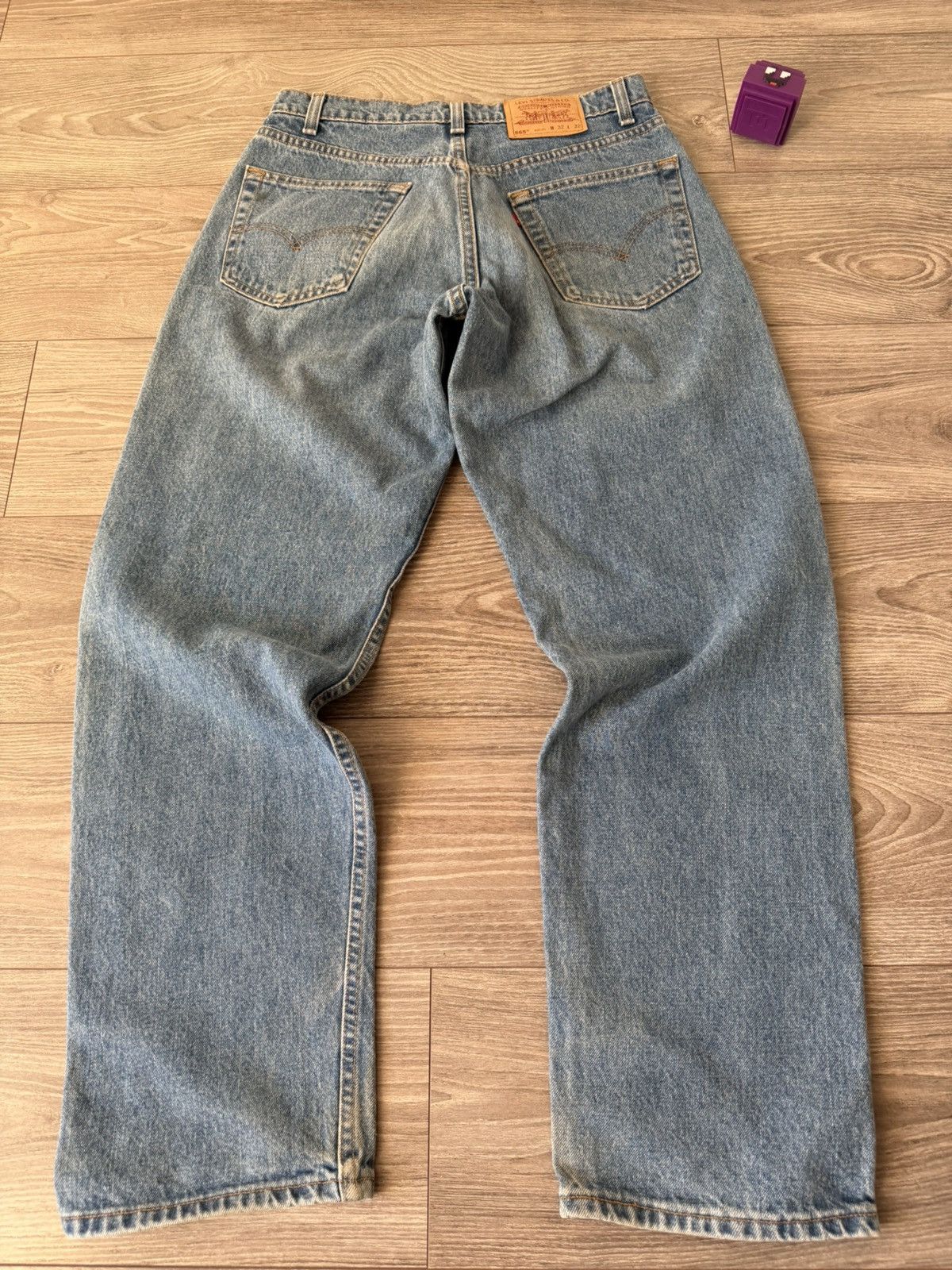 Levi's ‼️Vintage Levi’s Grey 565 Red Tab Denim Made in USA🇺🇸Jeans‼️ Size US 32 / EU 48 - 3 Thumbnail