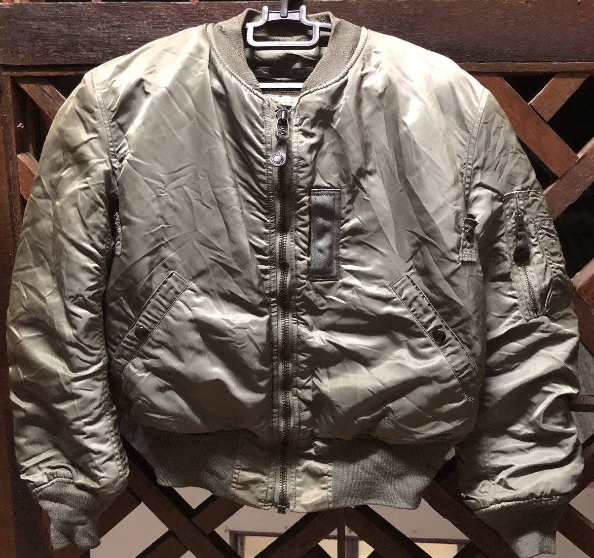 Alpha Industries Rare Vintage🇺🇸 B15-D MOD Flying Jacket Bomber USAF Size US M / EU 48-50 / 2 - 1 Thumbnail