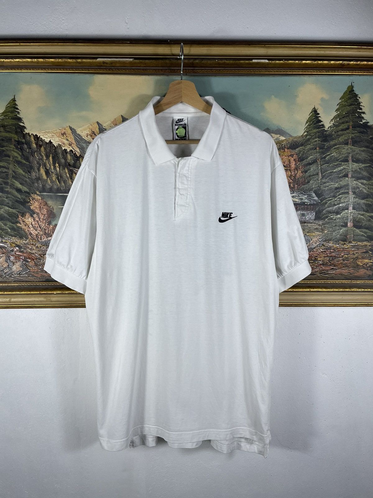 Nike Vintage Retro 90s Nike Challenge court Tennis polo t shirt Size US L / EU 52-54 / 3 - 4 Thumbnail