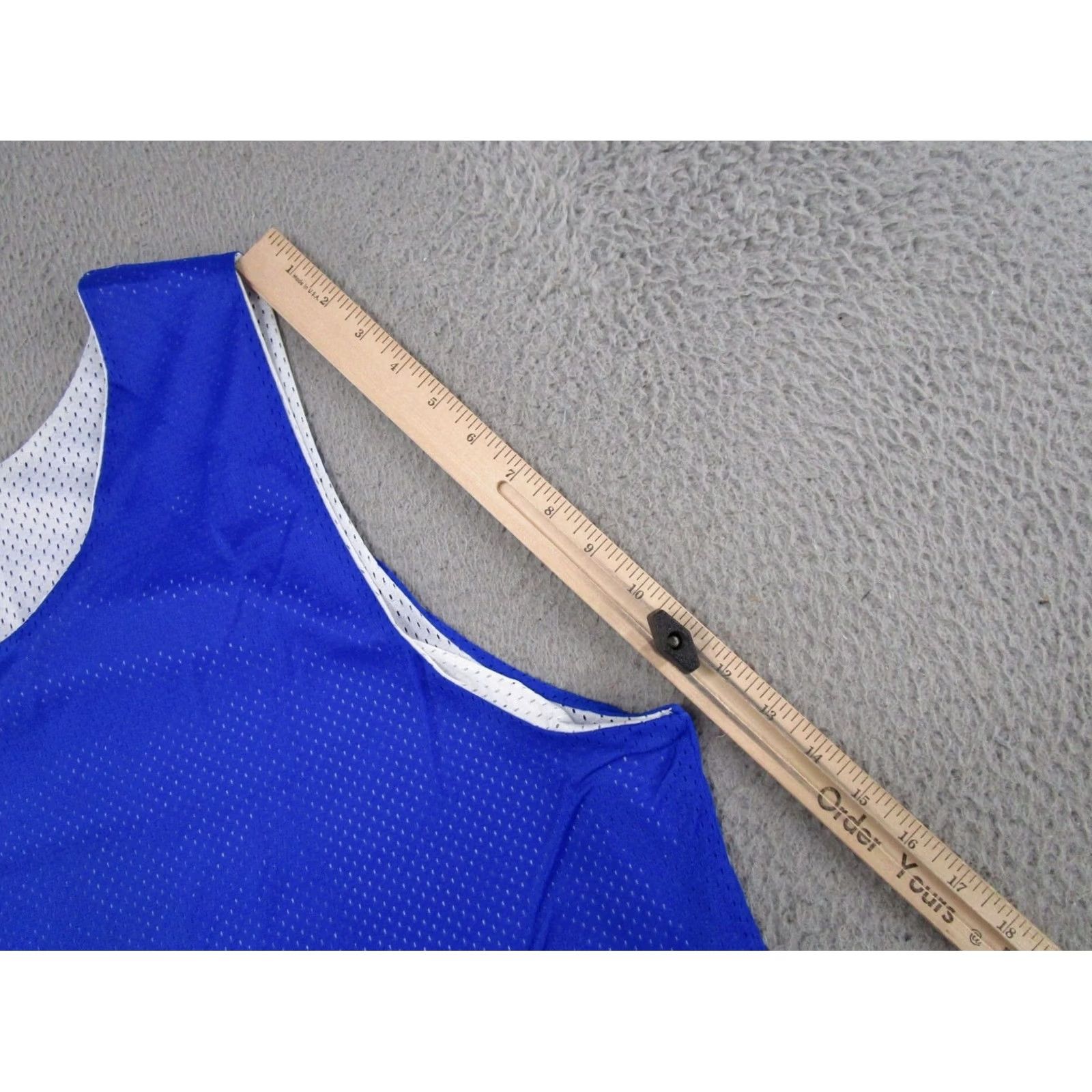 Vintage VINTAGE Eastbay Jersey Sleeveless Reversible Men’s XL Blue Tank Sports Athletic Basketball Gym & Training Size US XL / EU 56 / 4 - 7 Thumbnail