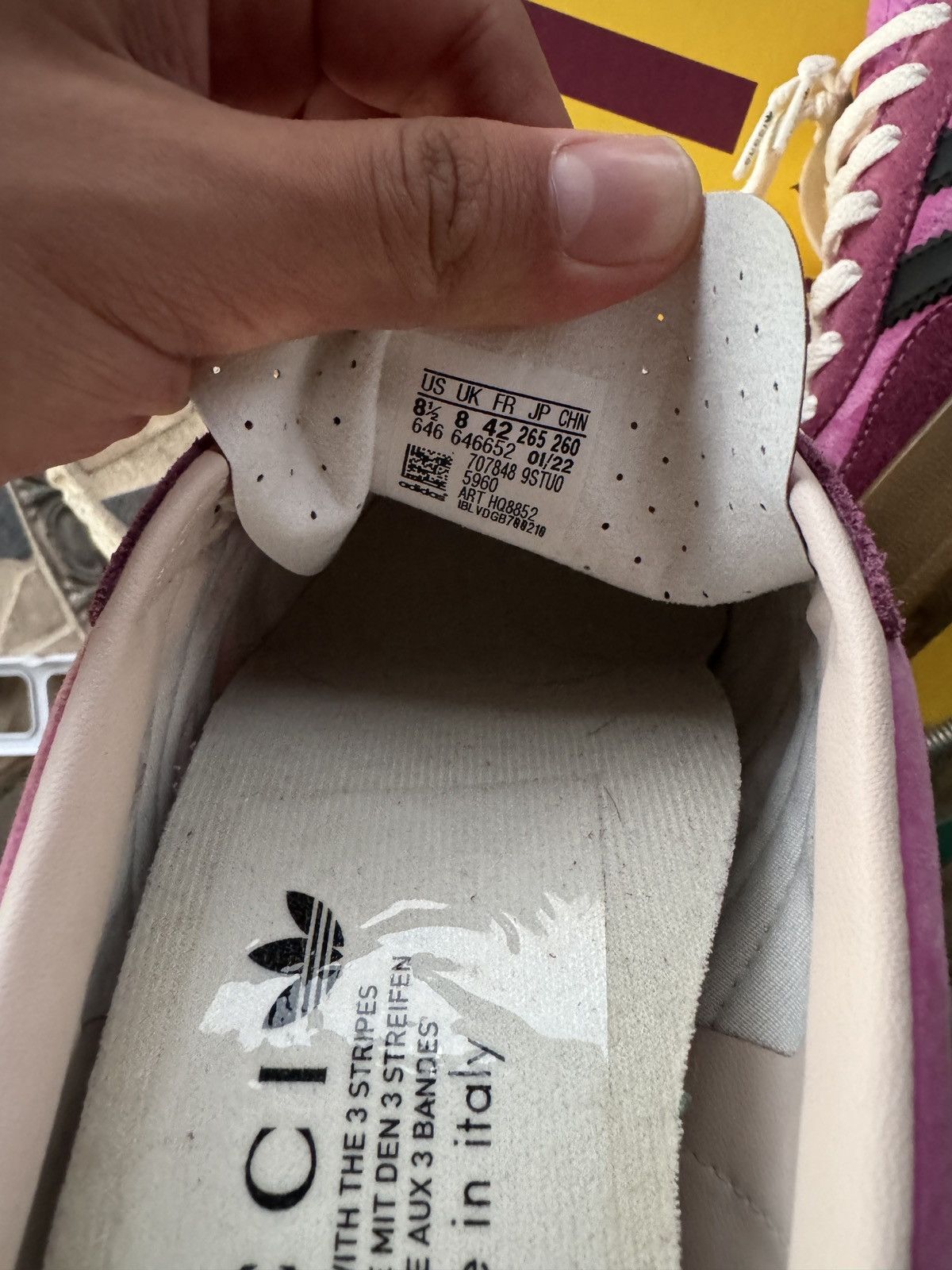 Adidas × Gucci Gucci x Adidas Gazelle Size US 8.5 / EU 41-42 - 5 Thumbnail