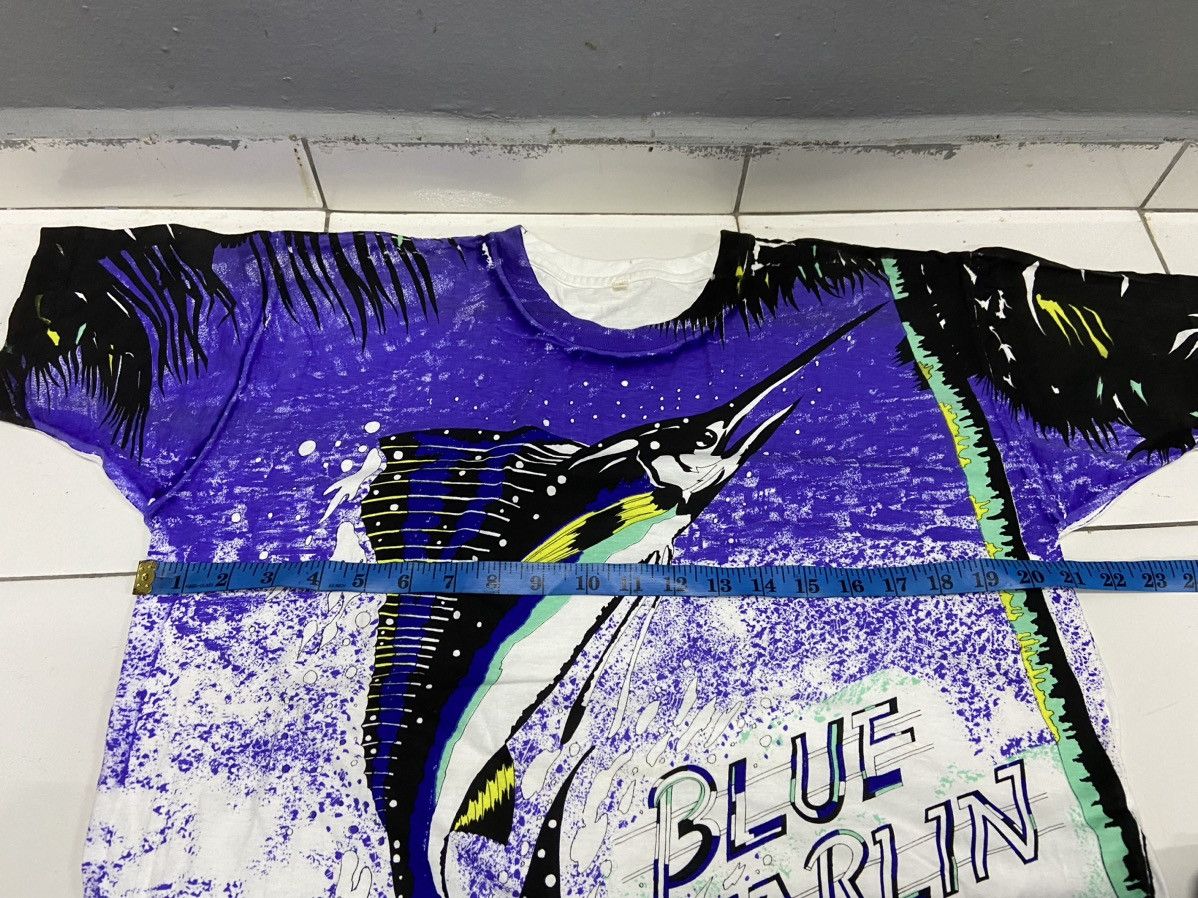 Bass Pro Shops × Vintage VINTAGE BLUE MARLIN FISH FULLPRINT SHORT SLEEVE TEE SHIRT Size US L / EU 52-54 / 3 - 9 Thumbnail