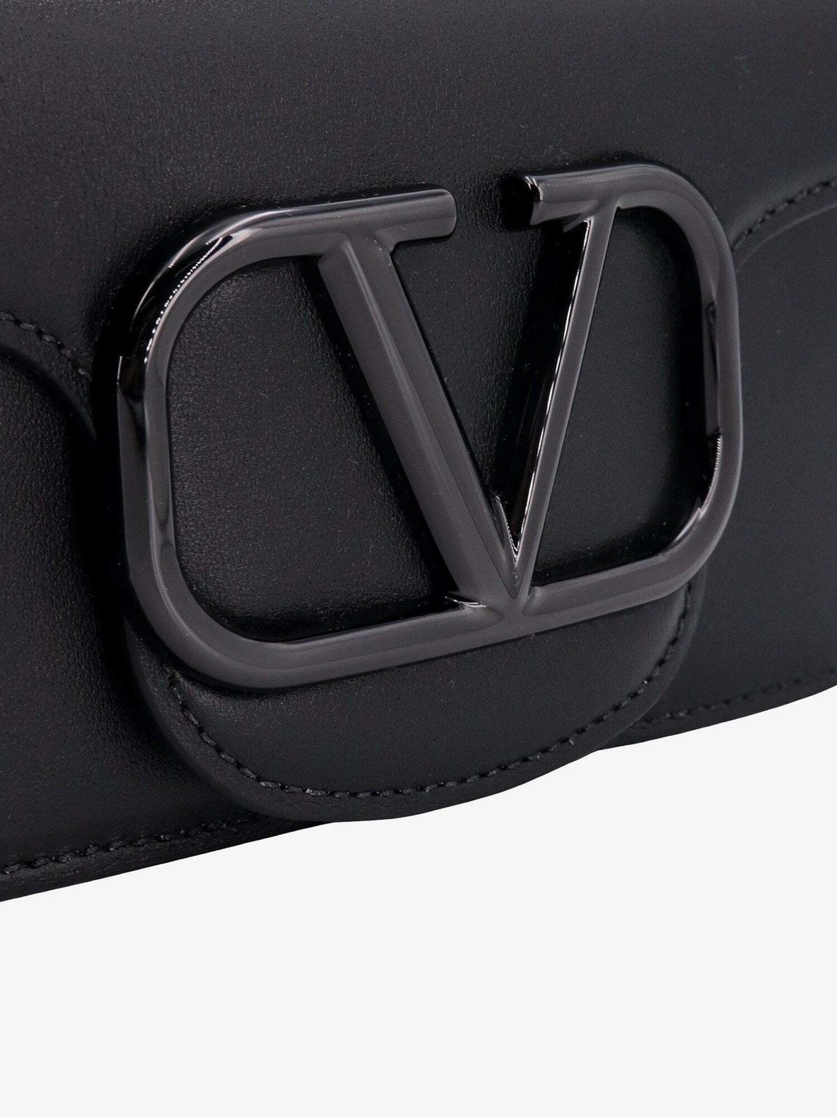 Valentino o1y0525 Size : OS / Logo Handbag in Black Size ONE SIZE - 5 Thumbnail