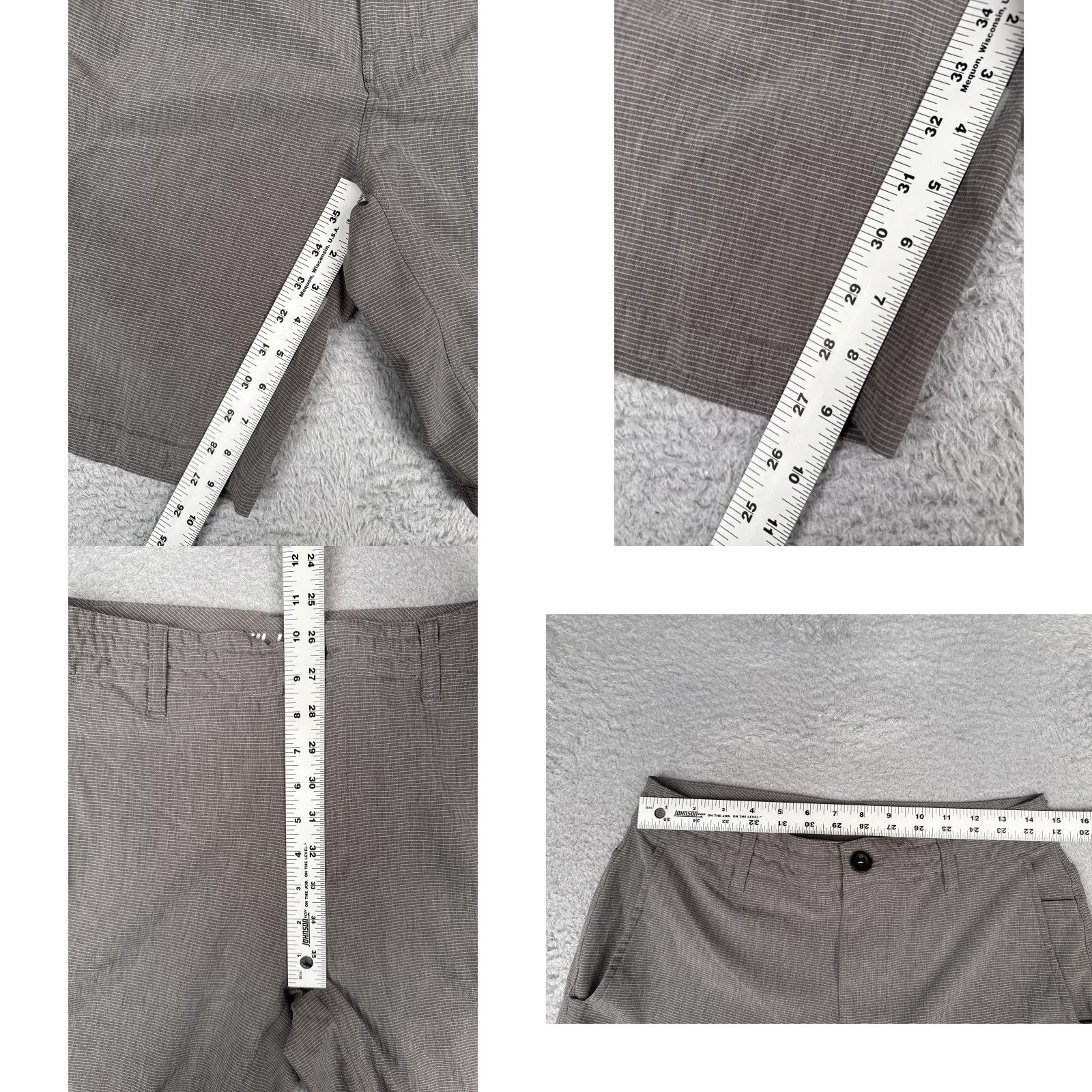 O'Neill O'Neill Mens Cargo Shorts 30 Gray Crossover Hybrid Quick Dry 9 Inseam Casual Cargo Pocket Shorts Regular Fit Men Mens High-Quality Outdoor Style Size US 30 / EU 46 - 8 Thumbnail