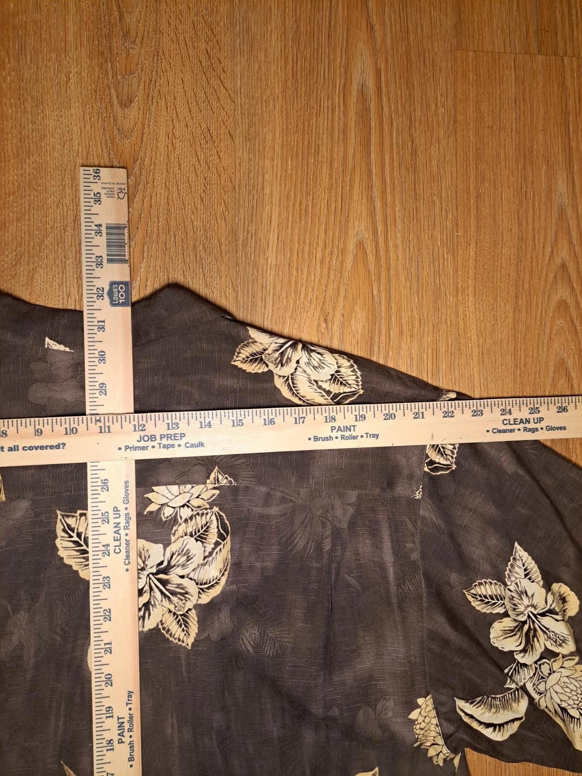 Tommy Bahama Tommy Bahama Button Up Shirt Mens XL Brown Silk Hawaiian Size US XL / EU 56 / 4 - 10 Thumbnail