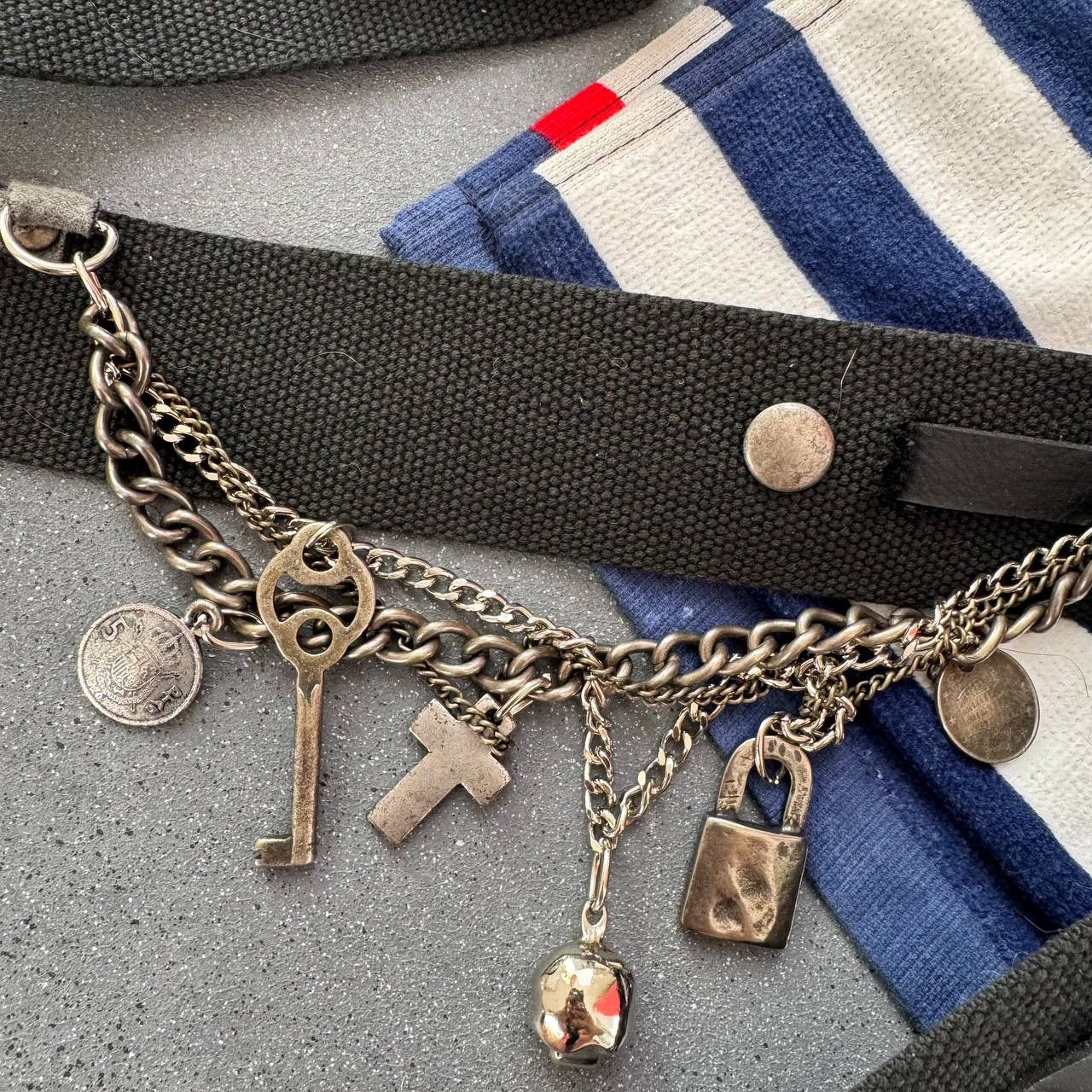 Miss Sixty × Vintage Miss Sixty Vintage Avant Garde Goth Belt Size ONE SIZE - 5 Thumbnail
