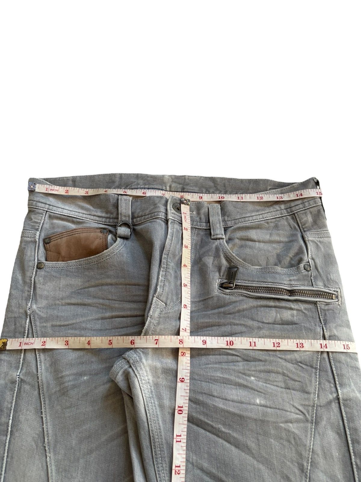 Japanese Brand × Tornado Mart Vintage Hideaways Nicole Tactical Distress Rip Bootcut Jean Size US 30 / EU 46 - 13 Thumbnail