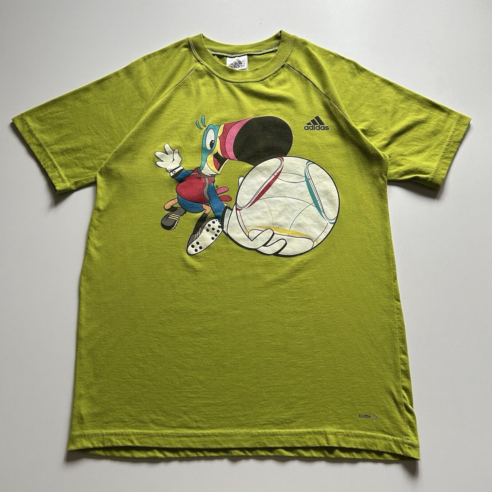Adidas Vintage Froot Loops Toucan Sam Adidas Soccer T Shirt Large Size US L / EU 52-54 / 3 - 1 Thumbnail