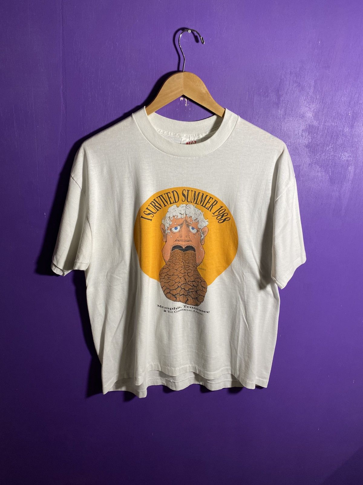 Other Vintage 1988 I survived summer in memphis t-shirt Size US L / EU 52-54 / 3 - 1 Thumbnail