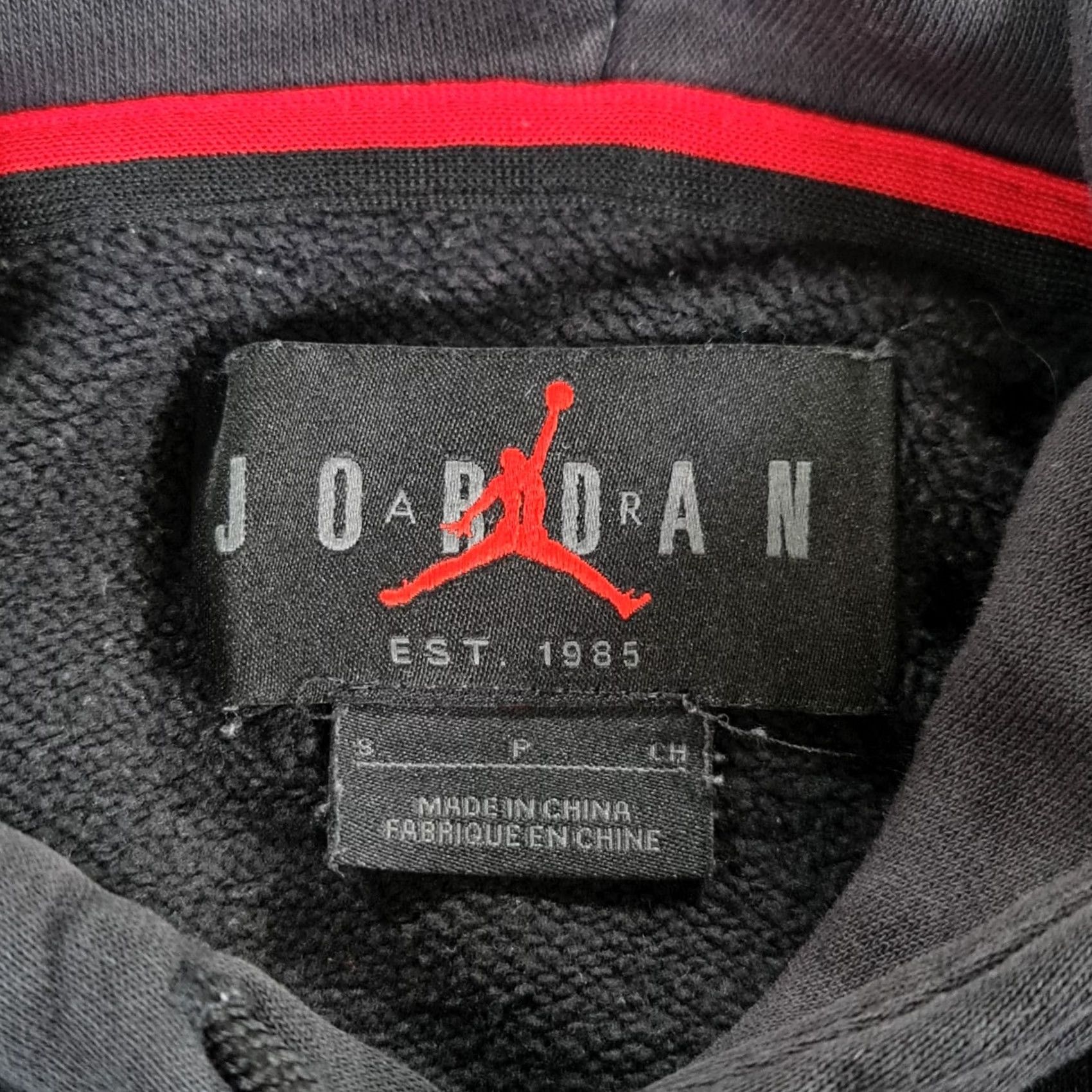 Jordan Brand Jordan Mens Hoodie Black Small Paris Center Logo Fleece Pullover DD8069 010 Size US S / EU 44-46 / 1 - 3 Thumbnail