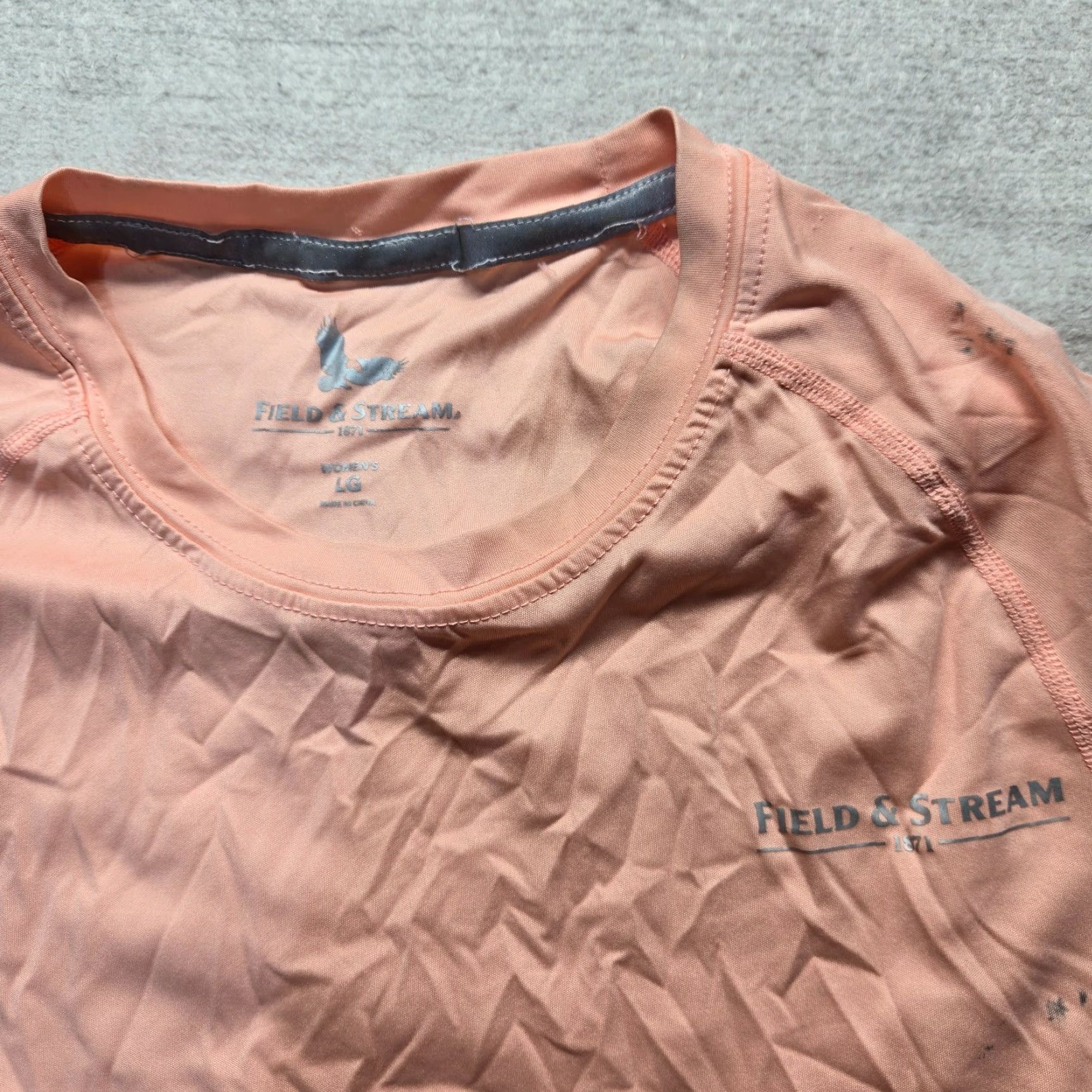 Pinko Field & Stream Shirt Womens Large Pink T-Shirt Long Sleeve Outdoor Casual Size L / US 10 / IT 46 - 3 Thumbnail