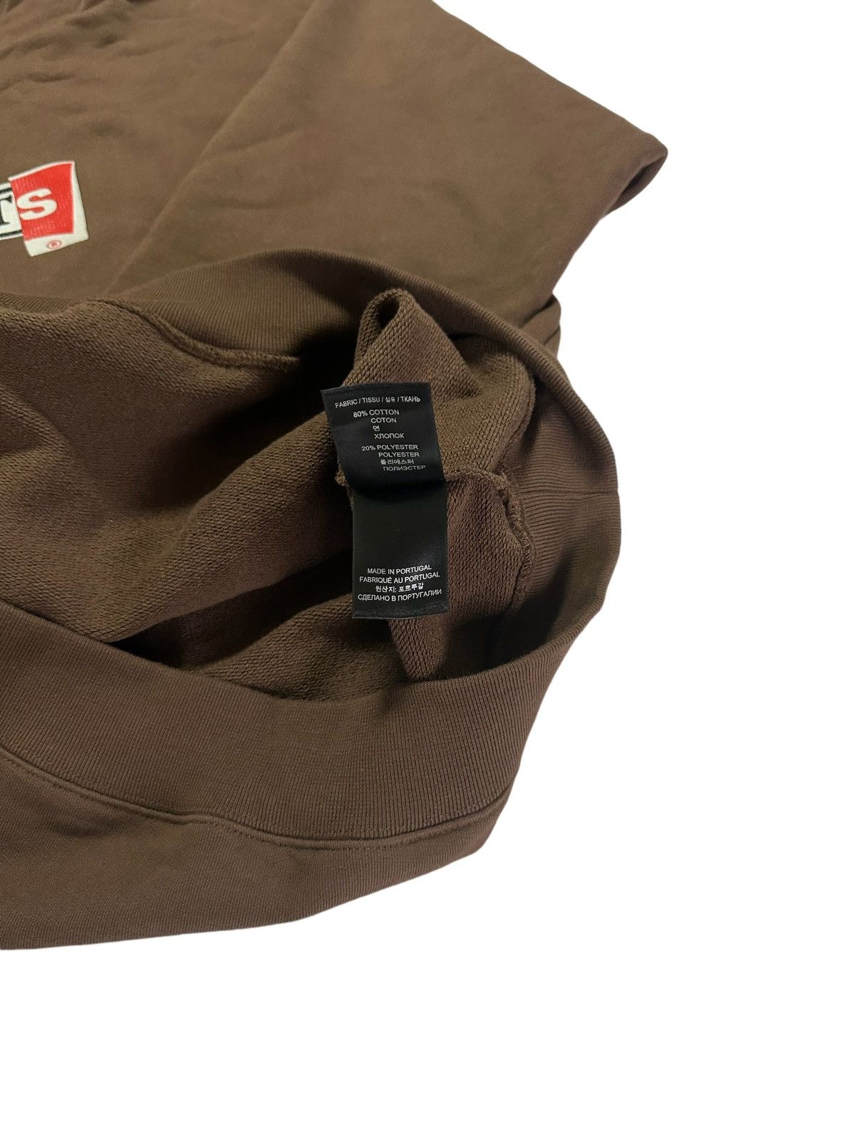 Vetements mixed logo hoodie