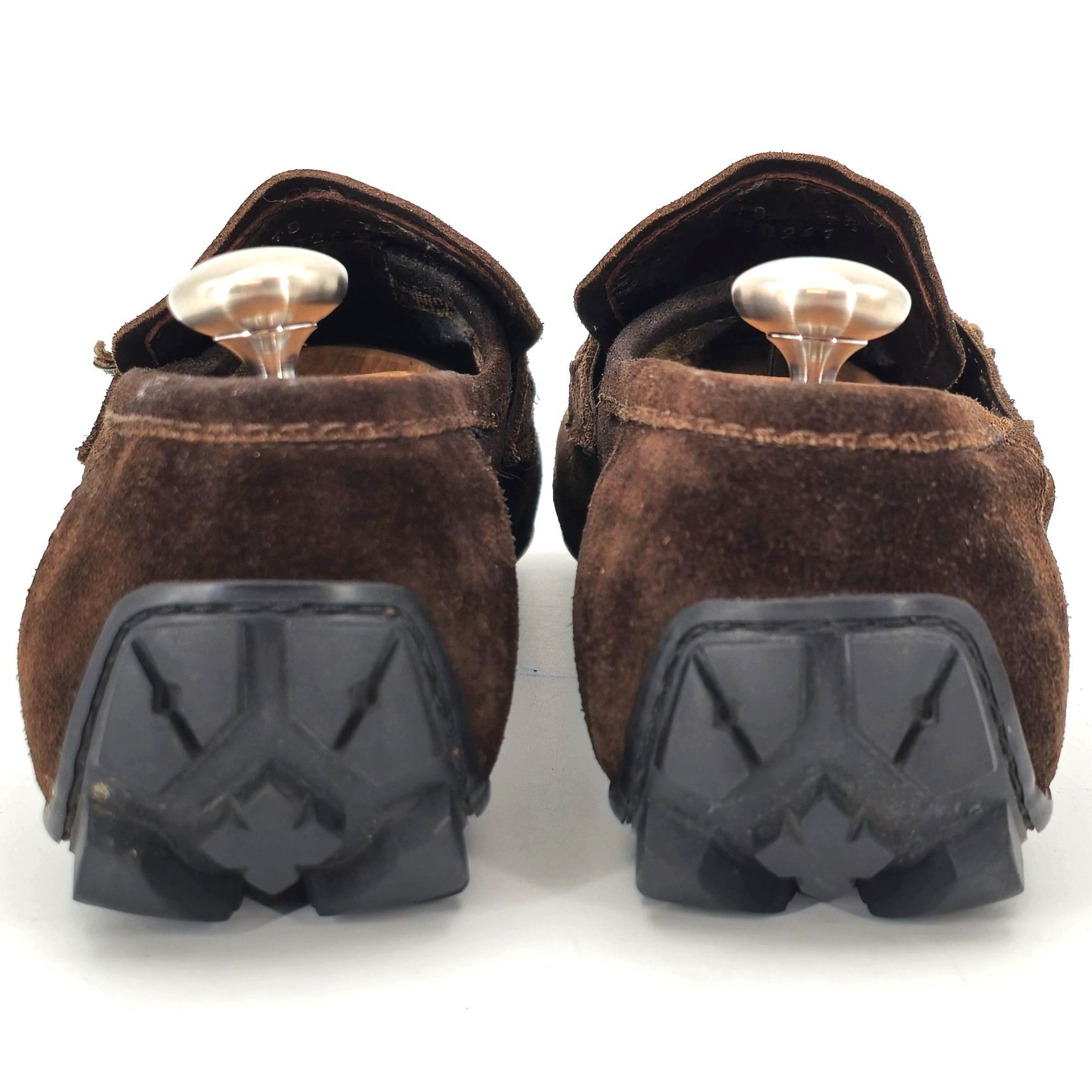 Gucci Gucci Italy Brown Suede Leather Driving Loafers Mens 8 Shoe Size US 8 / EU 41 - 6 Thumbnail