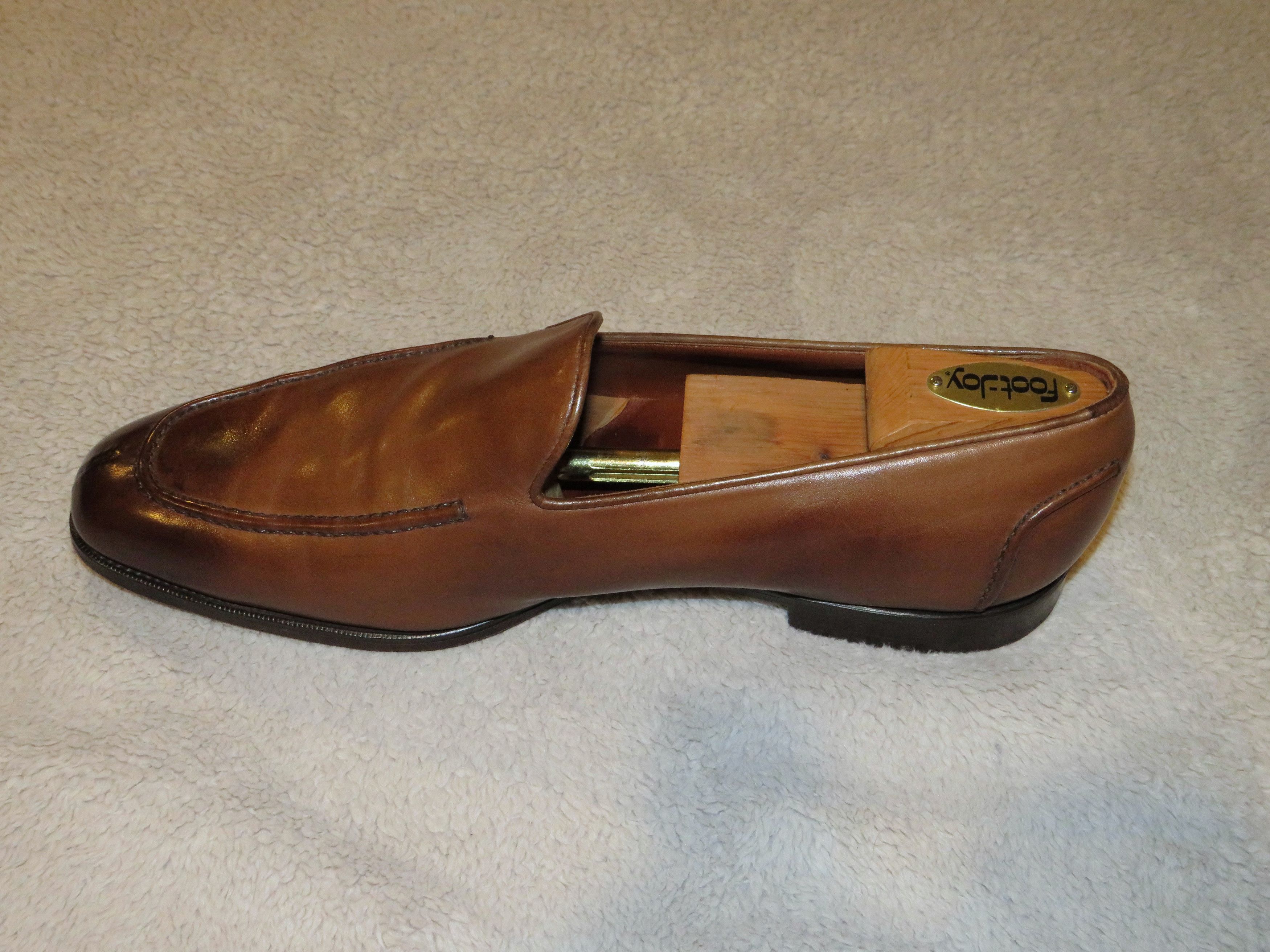 Edward Green × Ralph Lauren Purple Label Brown Antiqued Loafers 11.5 E Size US 11.5 / EU 44-45 - 3 Thumbnail