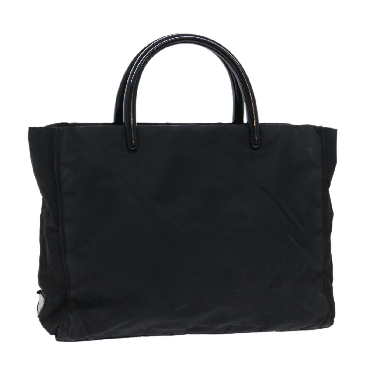 image of Prada Hand Bag Nylon Black Auth Bs7867, Women's