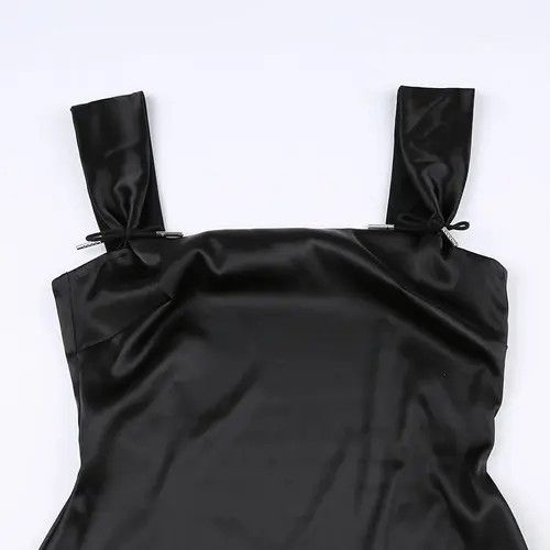 Japanese Brand Kotomi x Ryou Sleeveless Black Goth Y2K Mini Dresses Size S / US 4 / IT 40 - 5 Thumbnail
