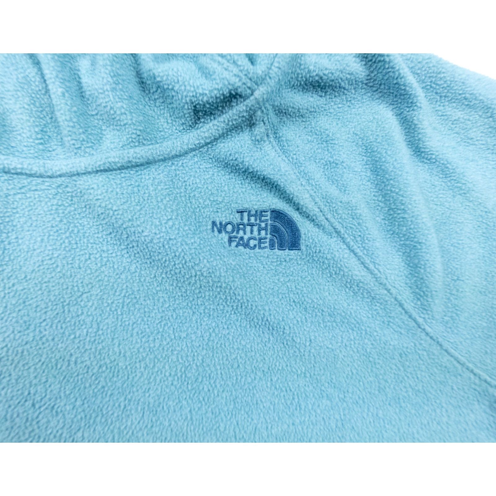 The North Face The North Face Women’s Lightweight Hooded Fleece Pullover Sweatshirt Blue Small Size S Long Sleeve Casual Pullover Lightweight Fleece Accent Logo | 佰 Size S / US 4 / IT 40 - 3 Thumbnail
