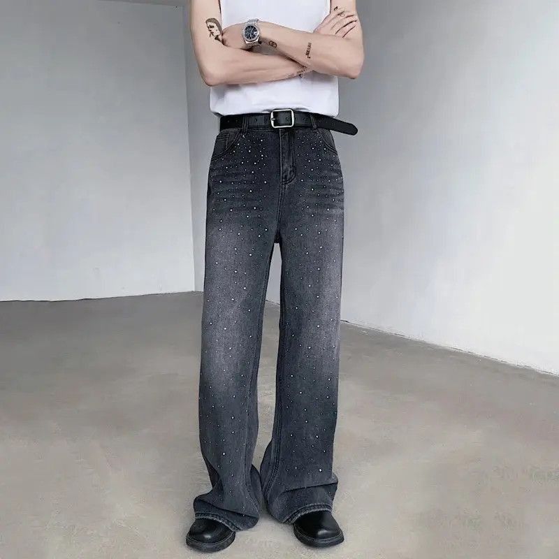 Japanese Brand Diamond Fade Worn Jeans Size US 32 / EU 48 - 5 Thumbnail