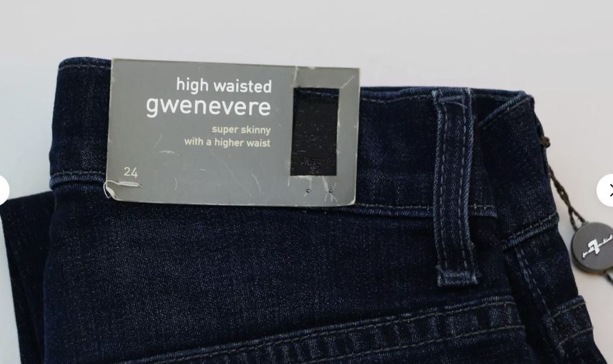 7 For All Mankind New 7 For All Mankind High Waisted Super Skinny Jeans Size 24" / US 00 / IT 34 - 12 Thumbnail