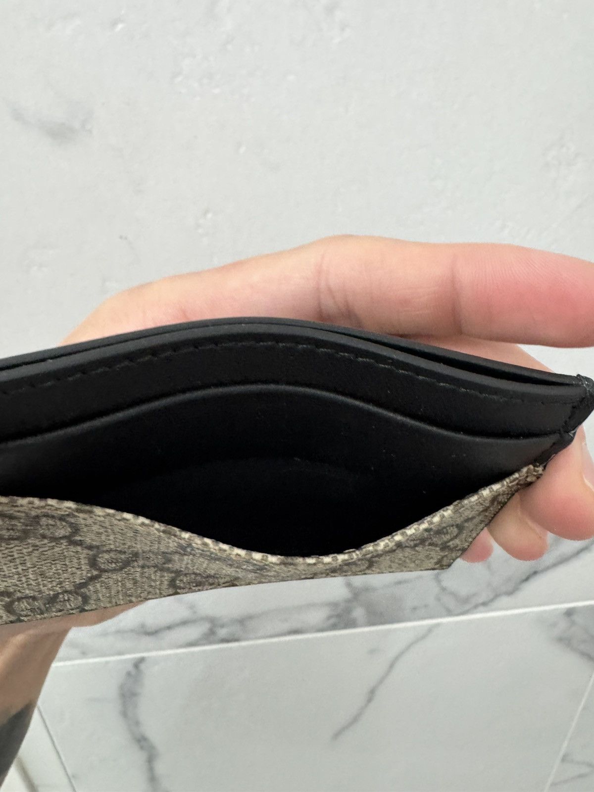 Gucci Gucci Cardholder Beige Size ONE SIZE - 10 Thumbnail