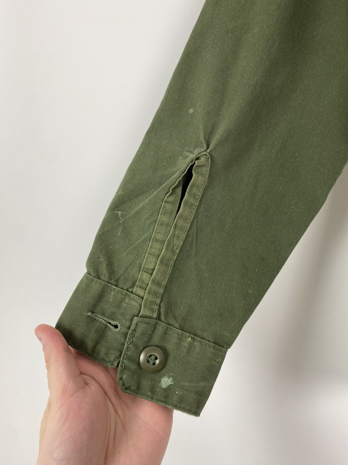 Vintage 1970s Vintage US Army Shirt Size US M / EU 48-50 / 2 - 15 Thumbnail
