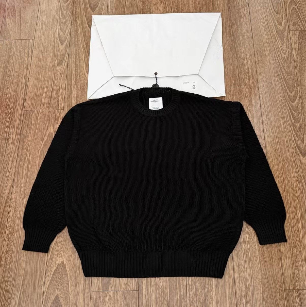 Visvim VISVIM JUMBO SB KNIT L/S (SI/C) 25SS Silk blend knit sweater Size US M / EU 48-50 / 2 - 1 Thumbnail