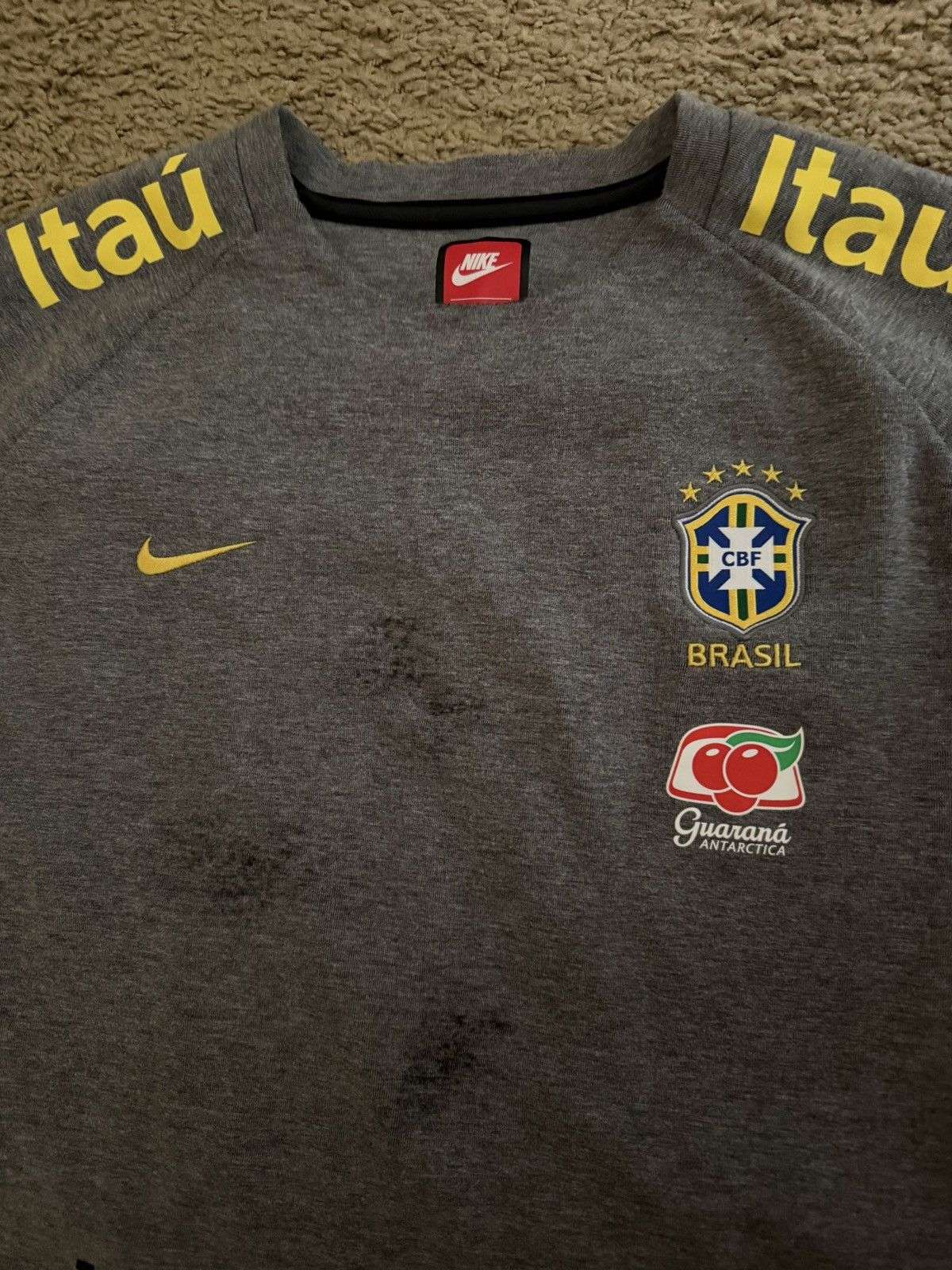 Nike Nike Brazil Crewneck Size US XXL / EU 58 / 5 - 2 Thumbnail