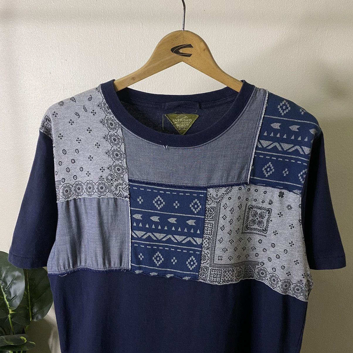 Japanese Brand Unstudied Niko And ... Patchwork Sashiko Boro Kapital Style Size US M / EU 48-50 / 2 - 2 Thumbnail