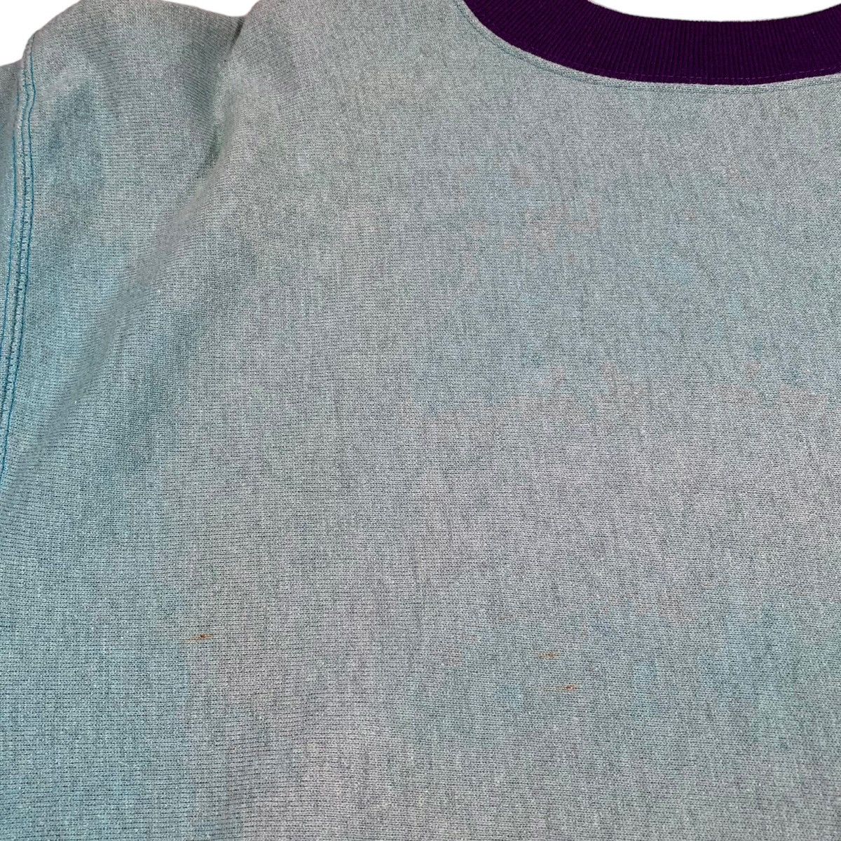 Champion VTG Champion Reverse Blue Purple Elbow Patch Sweatshirt Size US XL / EU 56 / 4 - 5 Thumbnail