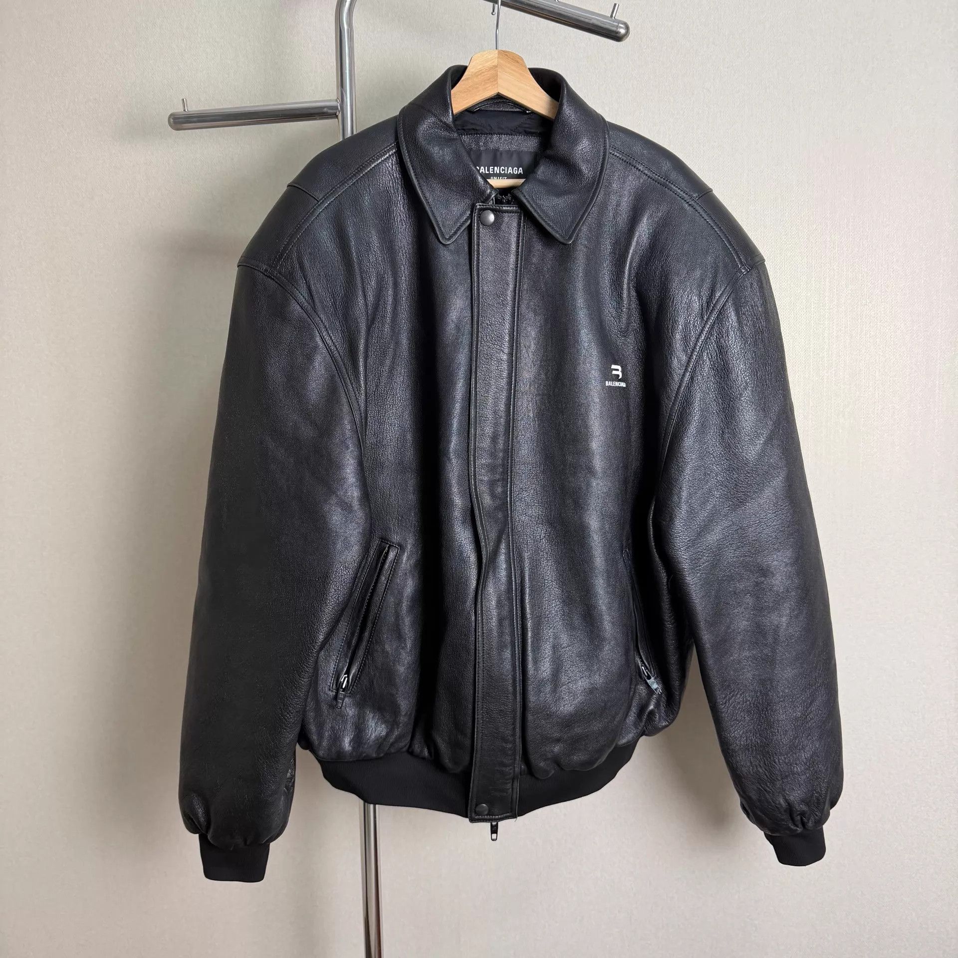 Balenciaga Balenciaga Taxi Blouson Leather Shoulder Pads Kanye S Size S / US 4 / IT 40 - 1 Thumbnail