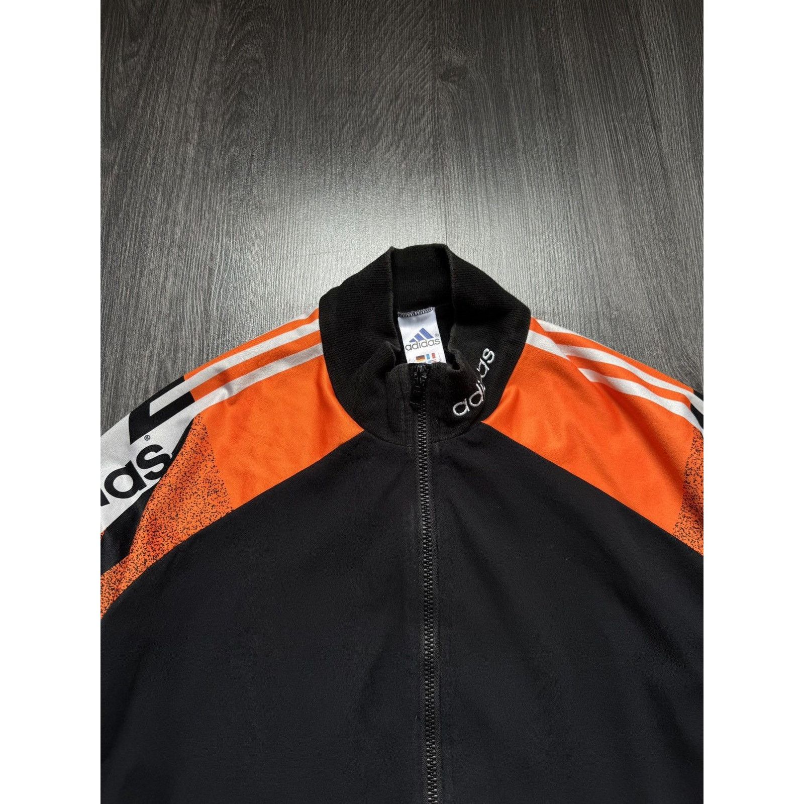 Adidas 90s Vintage Deutschland Adidas Sweatshirt Soccer Zip Size US L / EU 52-54 / 3 - 4 Thumbnail