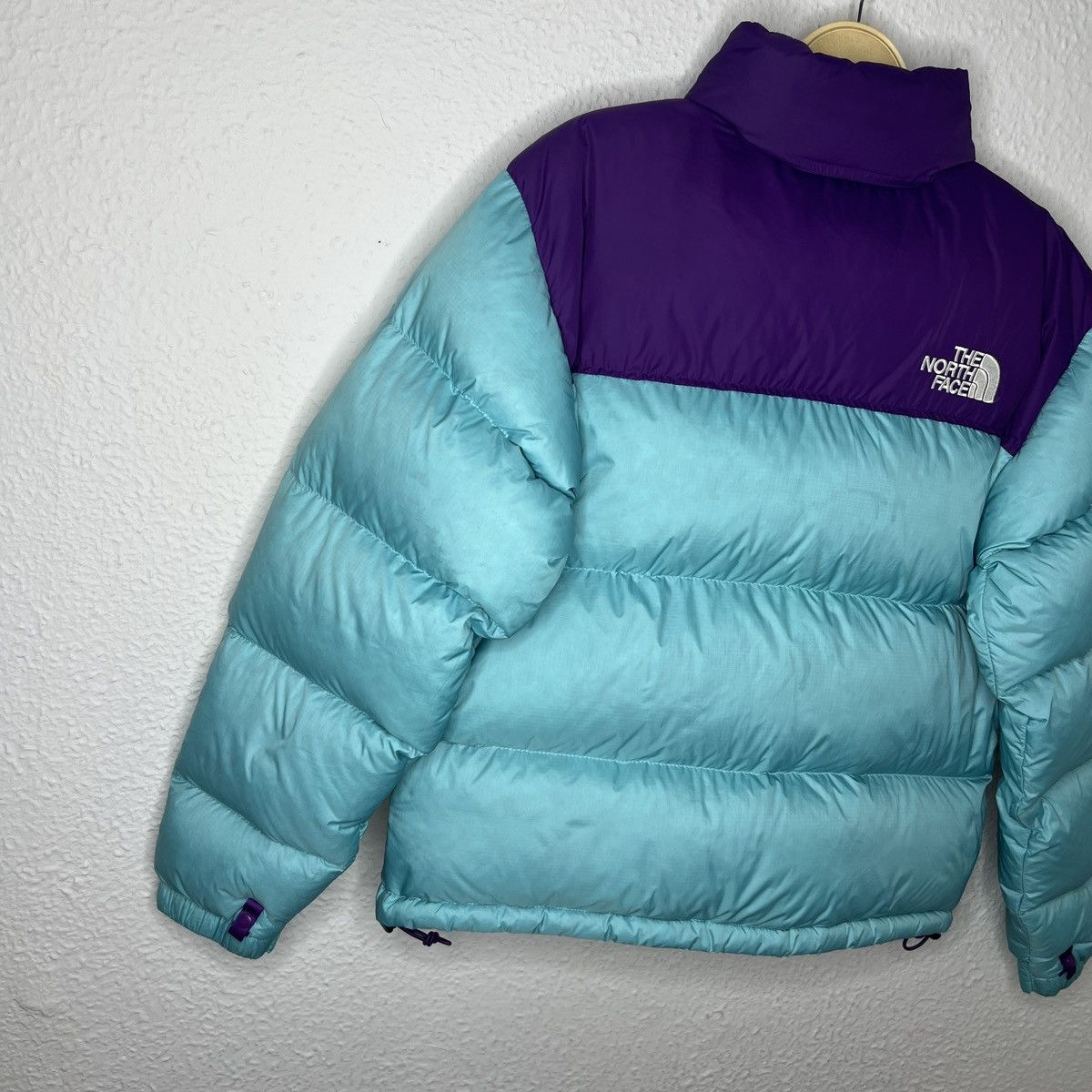 The North Face The North Face Nuptse 700 Turqoise Blue Purple Logo Puffer Size US S / EU 44-46 / 1 - 12 Thumbnail