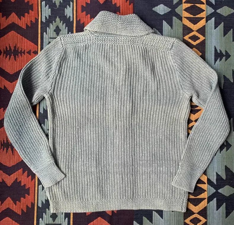 RRL Ralph Lauren RRL Ralph Lauren Whole Cotton Collar Sweater Size US M / EU 48-50 / 2 - 2 Thumbnail