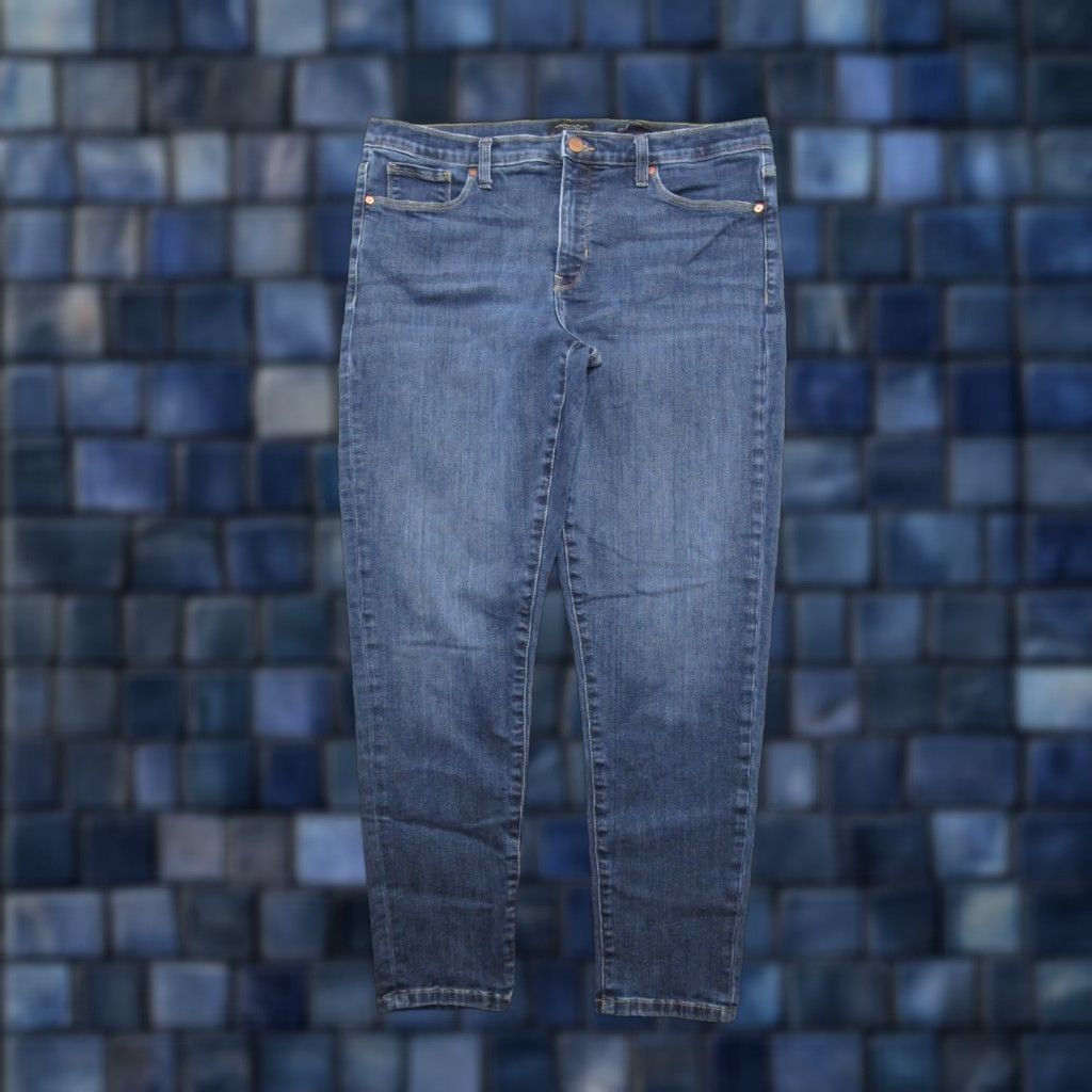 Banana Republic Banana Republic Jeans Skinny Dark Wash Denim Jeans Stretch Size 32 Women Size 24" / US 00 / IT 34 - 1 Thumbnail
