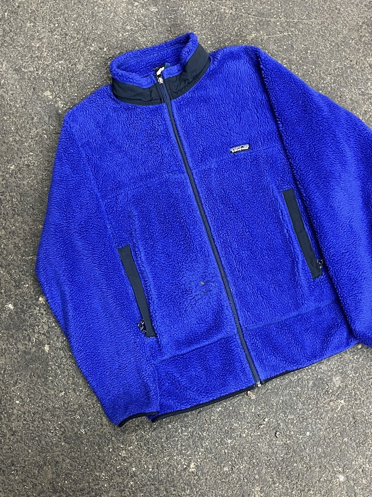 Patagonia × Vintage Patagonia vintage 90s deep pile fleece made in USA rare hype Size US XL / EU 56 / 4 - 2 Thumbnail