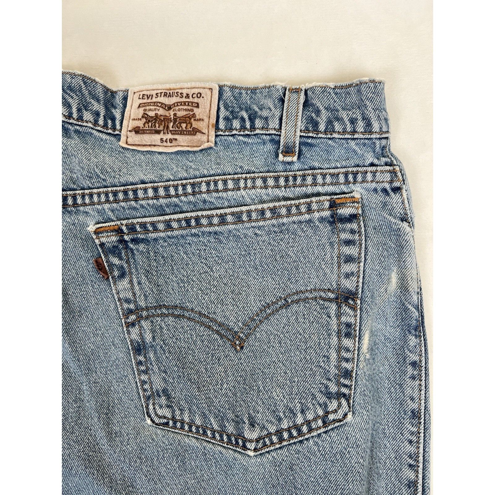 Levi's Vintage Levi’s 540 Orange Tab Relaxed Denim Jeans Size 40x30 Size US 40 / EU 56 - 10 Thumbnail
