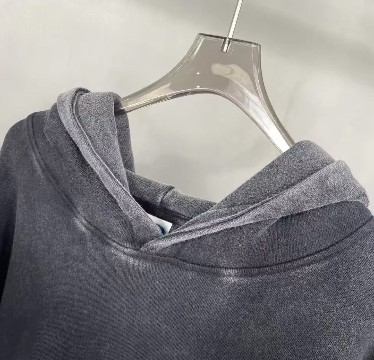 Designer × Vintage Washed Retro Distressed Heavy Oversized Sweatshirt Size US M / EU 48-50 / 2 - 2 Thumbnail