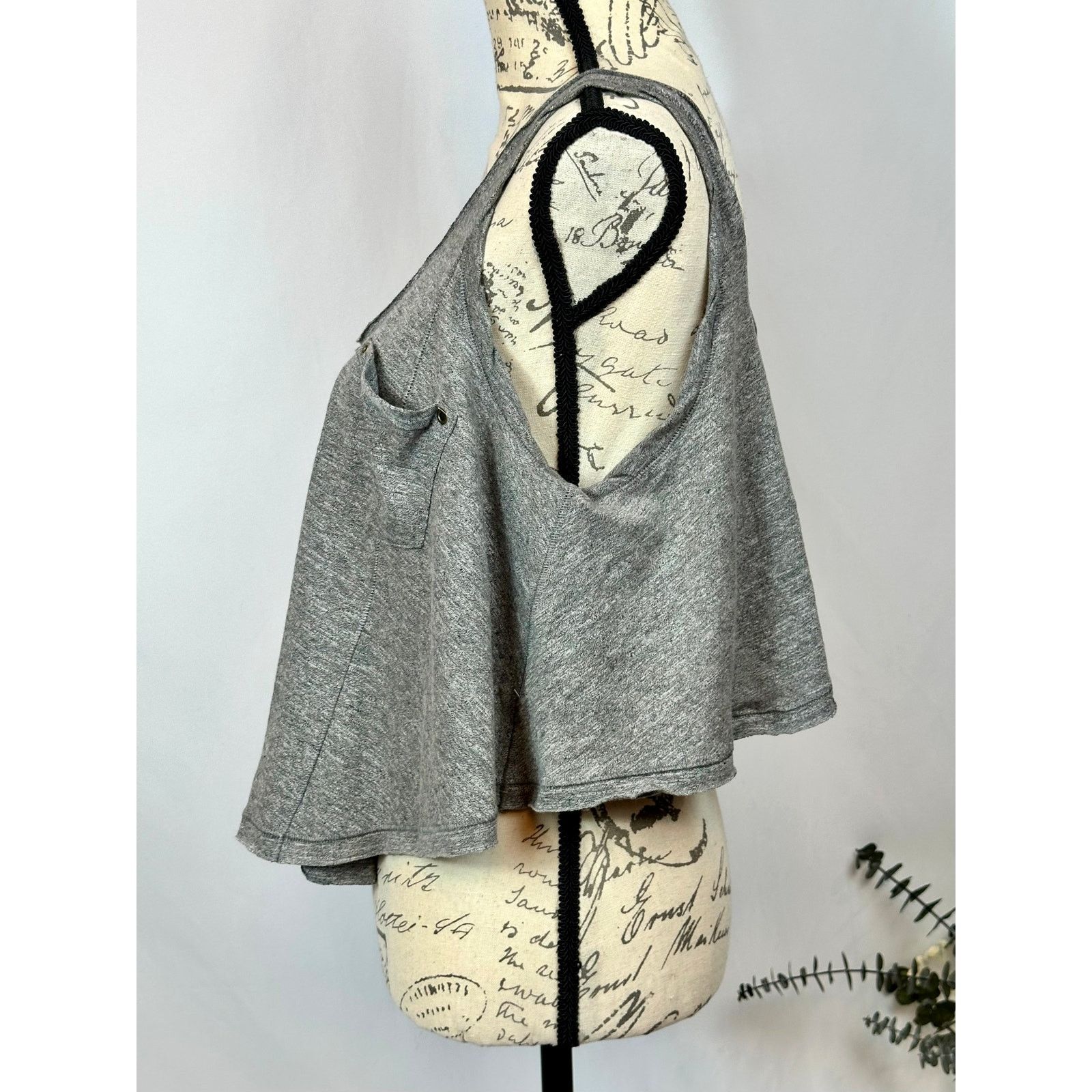 Free People Free People Stevie Split Back Tank Gray XS Size XS / US 0-2 / IT 36-38 - 15 Thumbnail