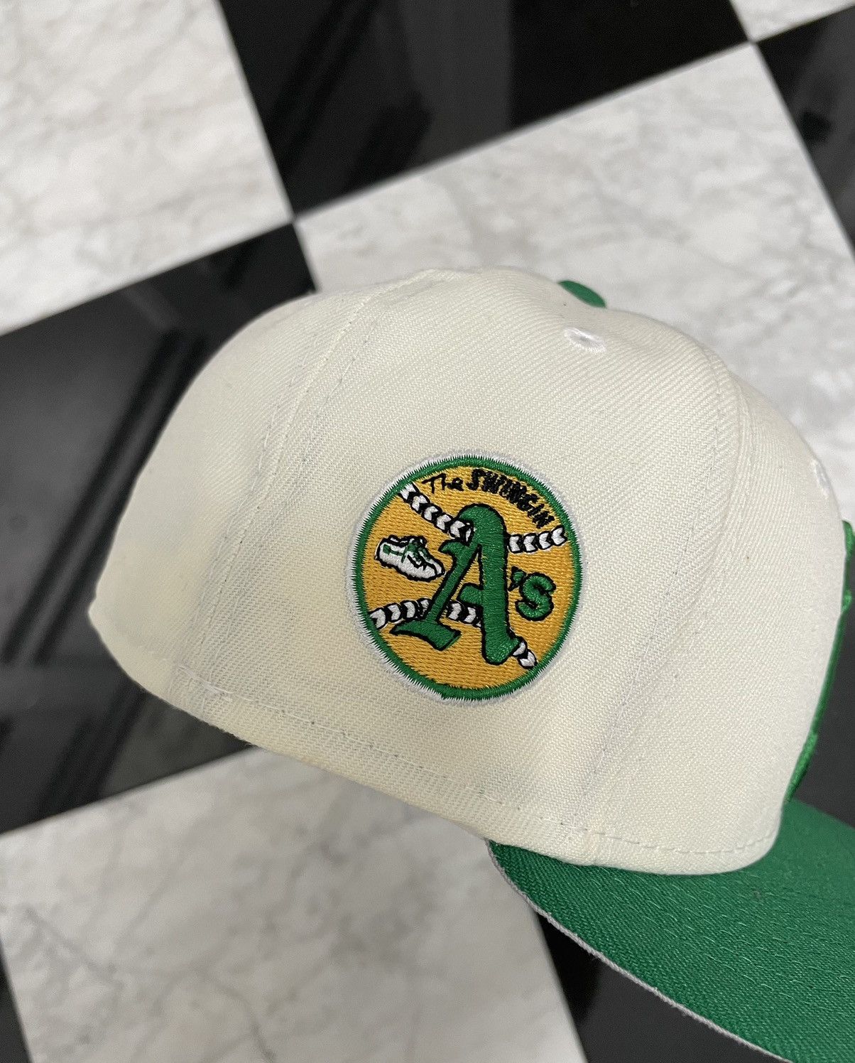 New Era 🔥 Exclusive A’s fitted hat size 7 Size ONE SIZE - 2 Thumbnail