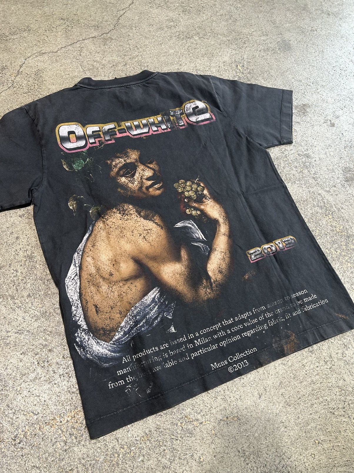 Off-White Off-White Digit Bacchus Crew-Neck Tee Black Size US S / EU 44-46 / 1 - 3 Thumbnail