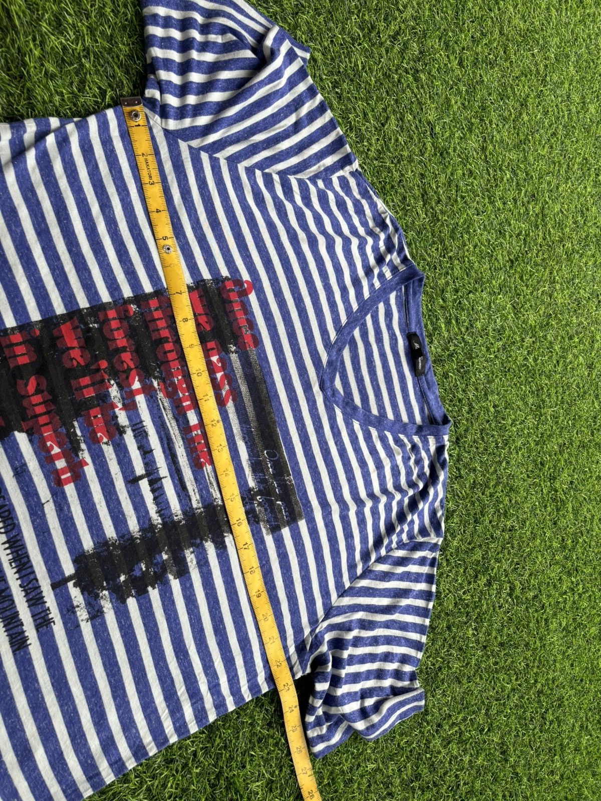 Hysteric Glamour Y2k Mind Games Stripe Tshirt Size US XL / EU 56 / 4 - 7 Thumbnail
