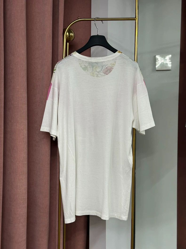 Gucci Gucci White printed letter T-shirt short sleeves Size S / US 4 / IT 40 - 3 Thumbnail
