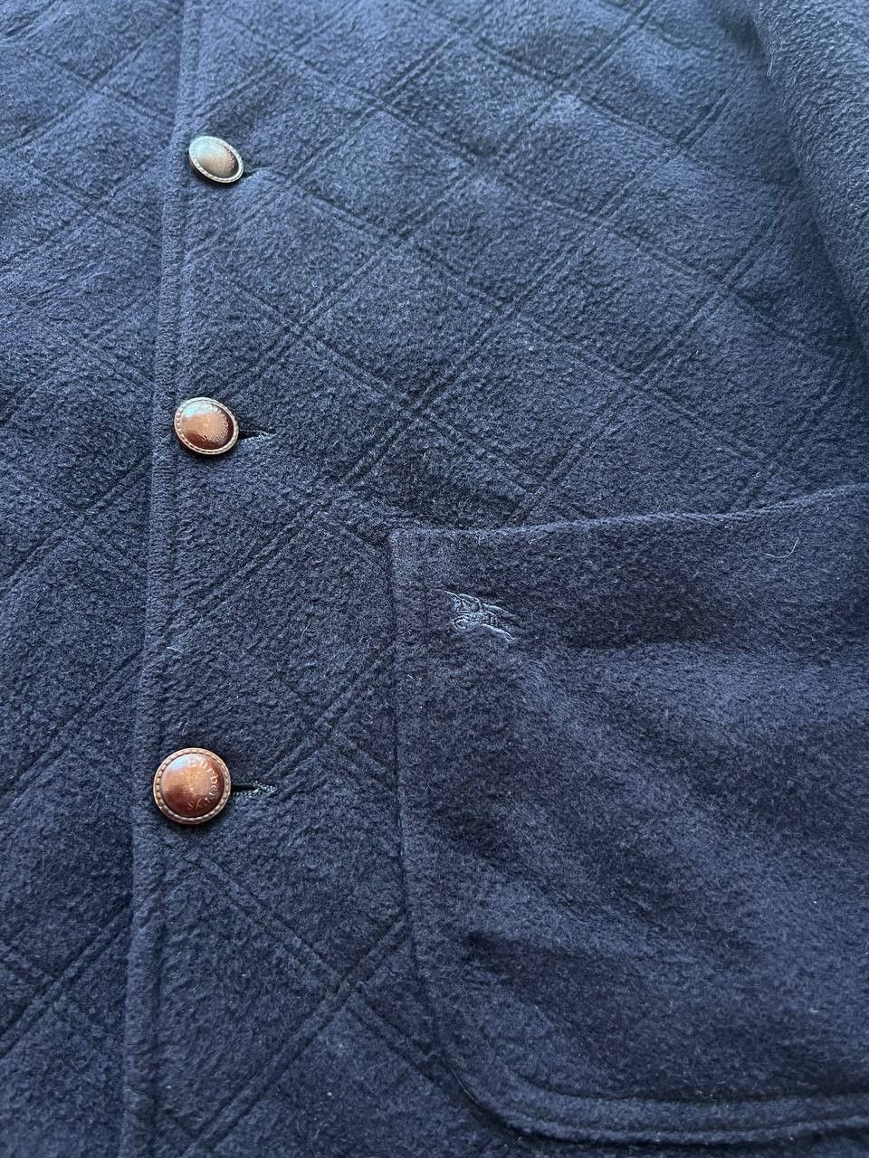 Burberry × Designer × Vintage Burberry london wool/lana mens coat jacket 90s Size US L / EU 52-54 / 3 - 9 Thumbnail