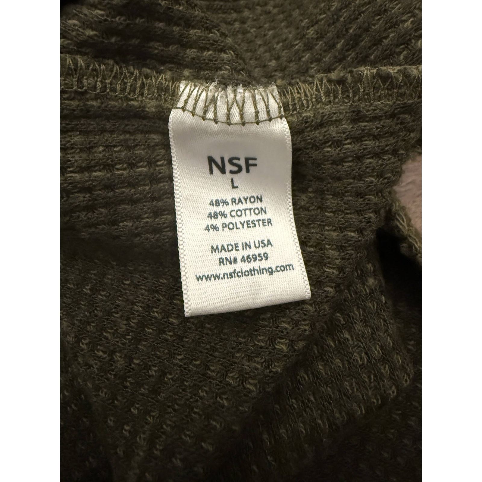 NSF NWOT NSF Motor Slim Thermal Long Sleeve Green Size US L / EU 52-54 / 3 - 5 Thumbnail